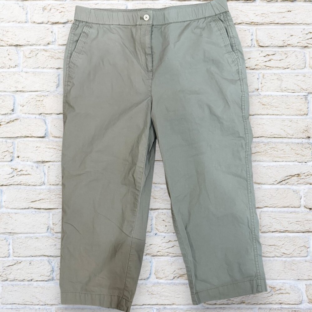 Chico’s Capri Khaki Pants | Chico’s Size 1.5
